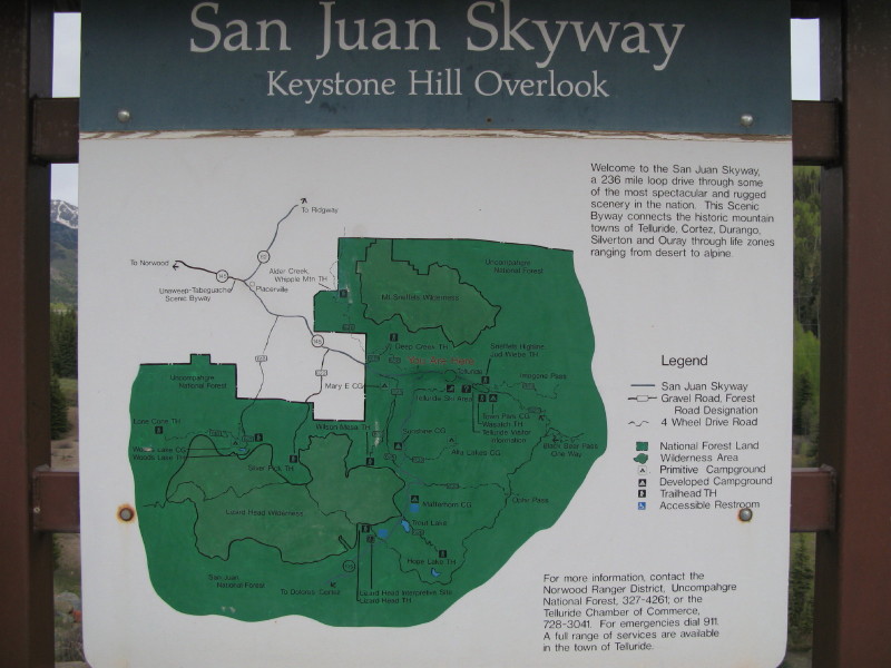 Colorado - San juan skyway flot detour mod cortez (billede 01)